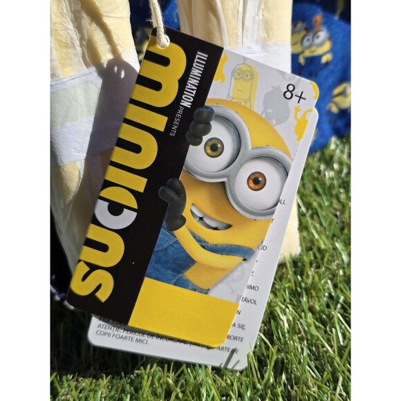 Loungfly Despicable Me Minions All-over Print Nylon Square Mini Backpack NWT - Picture 9 of 13